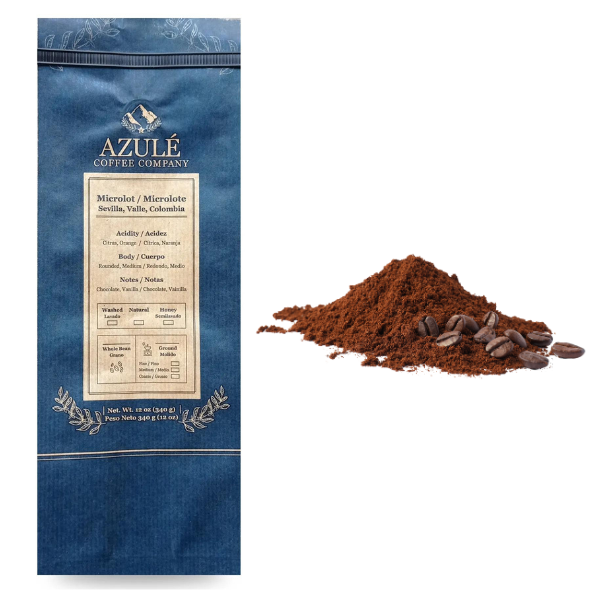 Specialty Roasted Coffee – Azulé Ground 12 OZ